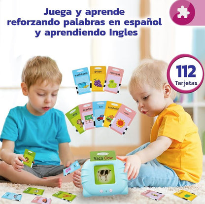 Lector de Tarjeta Bilingüe®: El Secreto para que tu Hijo Aprenda Jugando y sin Pantallas